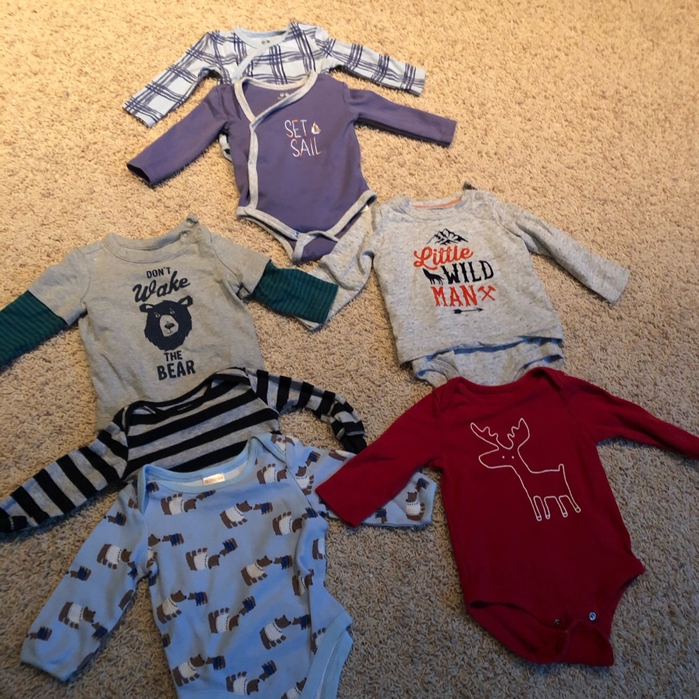 Long sleeve onesies - Asher + Olivia, gap, etc